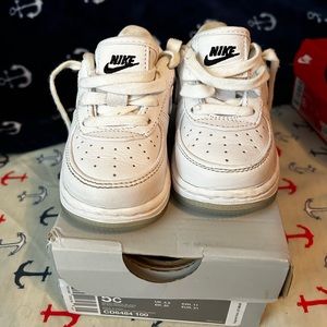 Nike Air Force One White “Equality”Sz 5c Excellent Condition With Box. Worn Once